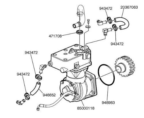 Compressors Volvo 85104376