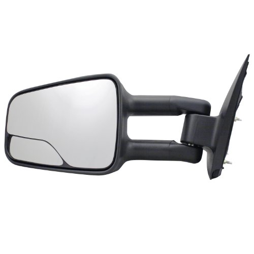 Pilot CV9309410-6L00 GMC Sierra Black Manual Replacement Driver Side Mirror Exterior Mirrors Pilot CV9309410-6L00