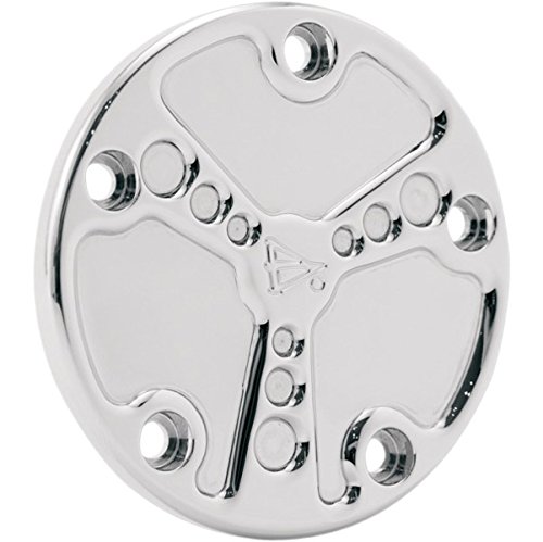 Battistinis Custom Cycles Points Cover - Chrome Tri-Bar 03-210 Parts Battistinis Custom Cycles 03-210