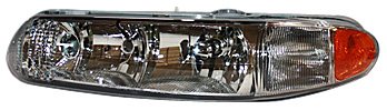 TYC 20-5198-90 Buick Century Driver Side Headlight Assembly Headlight Assemblies TYC 20519890