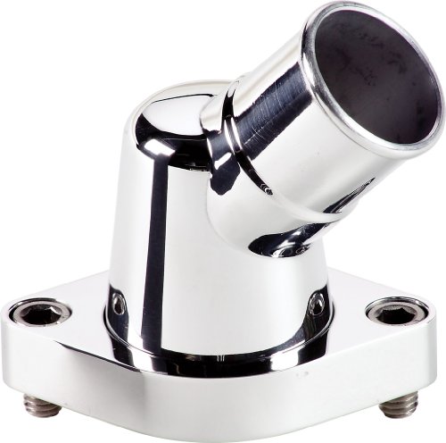 Billet Specialties 90420 Polished 45 Degree Swivel Thermostat Housing Thermostat Housings Billet Specialties 90420