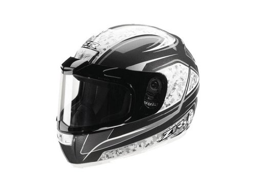 Z1R Phantom Snow-Tron Helmet , Size: Lg, Primary Color: Gray, Distinct Name: Alloy, Helmet Type: Full-face Helmets, Helmet Category: Snow, Gender: Mens/Unisex 0121-0339 Helmets Z1R 0121-0339