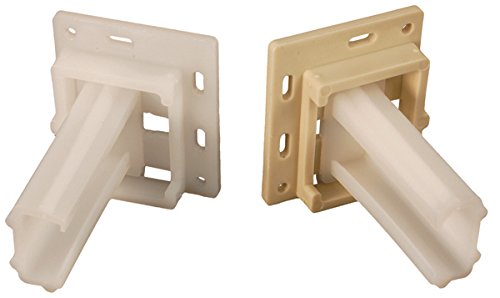 RV Designer H306 White Small 'C' Shaped Drawer Socket Drawer Slides RV Designer Collection H306