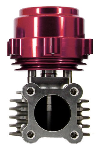 TiAL F46 Wastegate - 2.90 psi/0.20 bar (sm.yellow) spring, Red Body Wastegates Austenitex F46-.2R / 002807