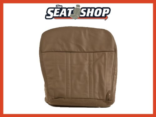 97 98 Ford F150 Lariat 60/40 Bench Prairie Tan Leather Seat Cover P1 LH bottom Accessories The Seat Shop C-F150-PT-P1-D