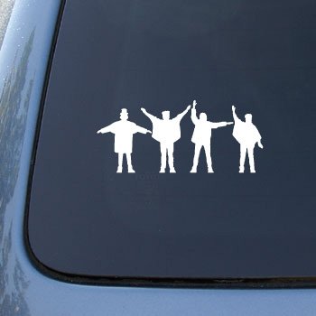 Bumper Stickers, Decals & Magnets Beatles 2470_white