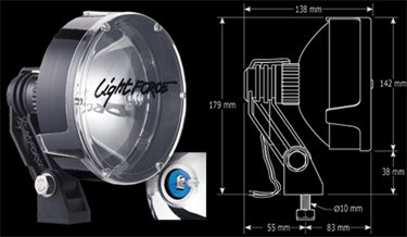 Headlight & Tail Light Conversion Kits Lightforce HID140T