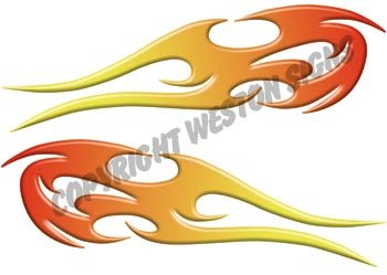 Decals Weston Signs FL046_REDYELLOW_XXX