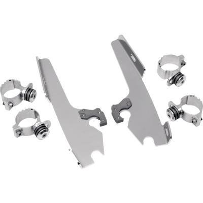 Memphis Shades Trigger-Lock Mount Kit for Sportshield Windshields - Polished MEM8934 Windshields & Accessories Memphis Shades 2321-0085