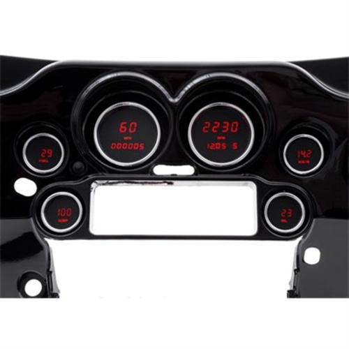GAUGE 6PK 04-11 FLT RED Gauge Sets Dakota Digital 2212-0264