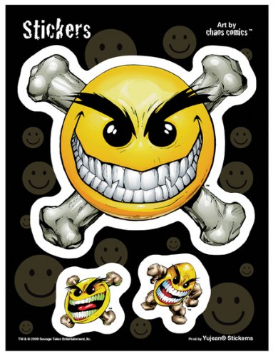 Bumper Stickers, Decals & Magnets Chaos Comics JA228
