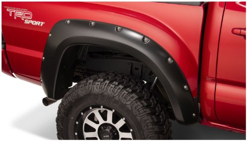 Bushwacker 31052-02 Toyota Pocket Style Fender Flare - Rear Pair Fender Flares Bushwacker 31052-02
