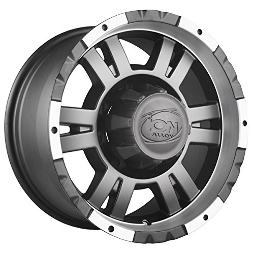 16 Inch 16x8 Ion Alloy wheels STYLE 182 Gunmetal Matte wheels rims Rims ION 182-6885B