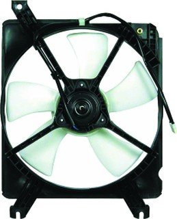 QP MM134-a Mazda Miata Replacement AC A/C Condenser Cooling Fan/Shroud Assembly Fans Aftermarket MM134-a
