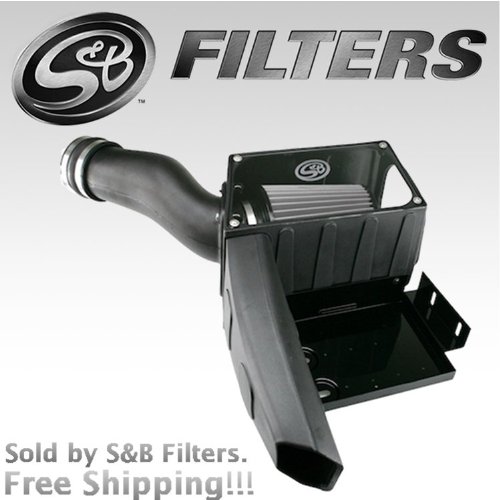 S&B 75-5028D Cold Air Intake Ford Powerstroke F-250 F-350 F-450 F-550 Excursion (Dry Disposable Filter) Air Intake S&B Filters 75-5028D