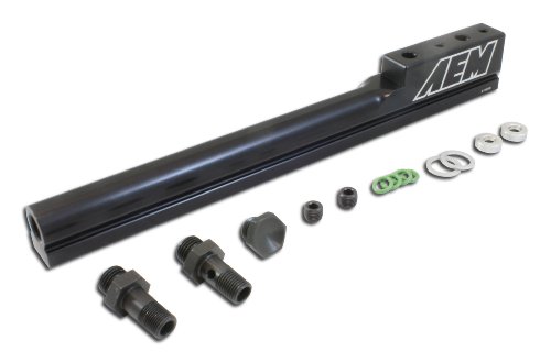 AEM 25-106BK Black High Volume Fuel Rail Pressure Dampers AEM 25-106BK