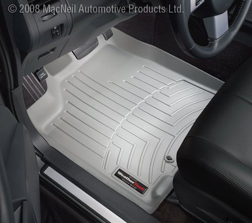 WeatherTech Custom Fit Front FloorLiner for Ford Flex, Grey Custom Fit WeatherTech 462081