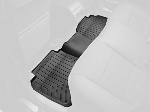 WeatherTech Custom Fit Rear FloorLiner for BMW 128i/135i (Black) Automobilia WeatherTech 442532