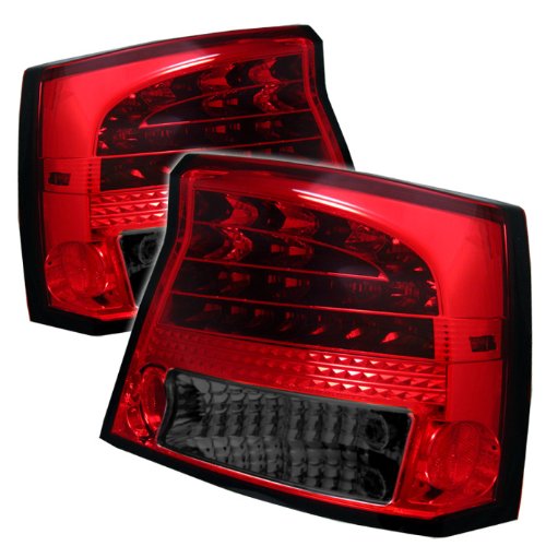 Spyder Auto ALT-YD-DCH05-LED-RS Red Smoke LED Tail Light Tail Light Assemblies Spyder Auto ALT-YD-DCH05-LED-RS