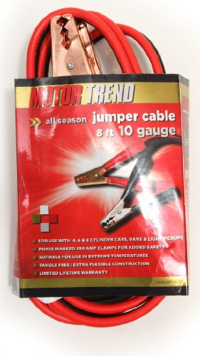 Battery Jumper Cables Motor Trend MT108CCA