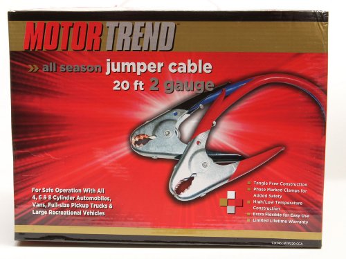 Battery Jumper Cables Motor Trend MTP220CCA