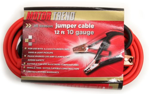 Battery Jumper Cables Motor Trend MT1012CCA