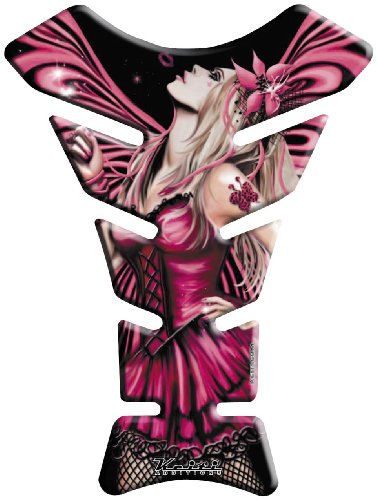 Keiti Tank Protector - Black/Pink - Female Fairy KT8260 Gas Tanks Keiti Additions KT8260