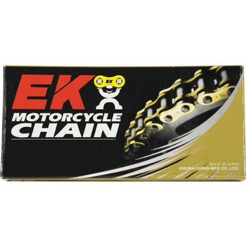 EK Chain EK 530ZVX-120C QUADRA X-RING Chains 530 ZVX CHR- 903-530ZVX-120C Chains EK Motor Sport 903-530ZVX2-120C