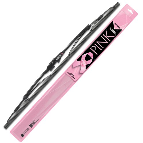 AutoTex PINK AP-616 Black Metal Wiper Blade, 16 (Pack of 1) Blades AutoTex PINK AP616