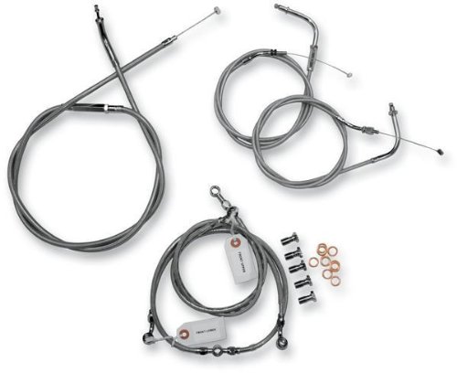 Baron Custom Accessories Stainless Cable and Line Kit (+16in.) BA-8059KT-16 Brake Cables & Lines Baron Custom Accessories BA-8059KT-16