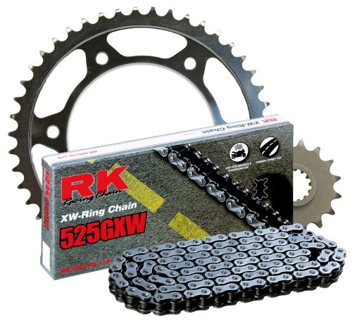 RK Racing Chain 2108-040W Steel Rear Sprocket and 525GXW Chain 20,000 Mile Warranty Kit Chains RK Racing Chain 2108-040W