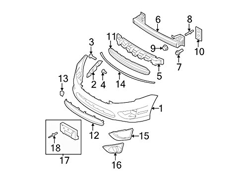 Bumpers Ford AE5Z-17C882-A