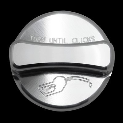 UPR 2005-2009 Mustang Billet Gas Cap Cover Satin Fuel Tank Caps UPR Products 5050-01