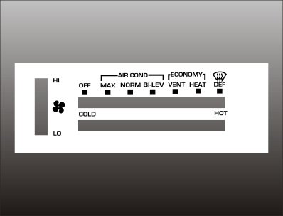 Dash Accents  HVAC-8091CT-1448