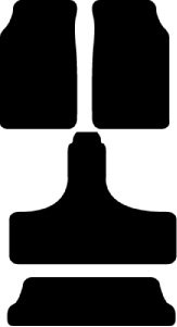 Chevrolet Lumina APV Touring Carpeted Custom-Fit Floor Mats - 4 PC Set - Maro... Custom Fit Auto Mat Store AV246-24-75