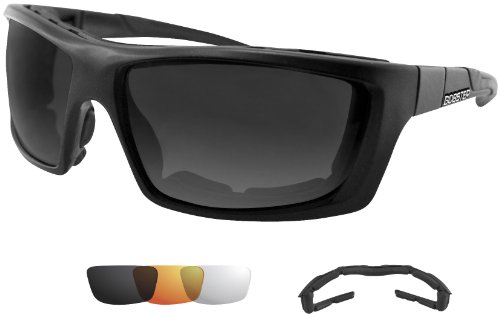 Bobster Eyewear Trident Polarized Convertible and Interchangeable Sunglasses BTRI101 Sports Sunglasses Bobster Eyewear BTRI101