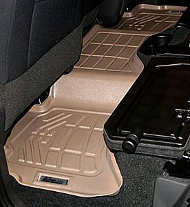 Wade 72-134026 Tan Sure-Fit 2nd Row Molded Floor Mat - Set of 1 Custom Fit Westin 72-134026
