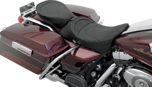 Drag Specialties Solo Rear/Pillion Seat - Wide - Mild Stitch 0801-0467 Complete Seats Drag Specialties 08010467