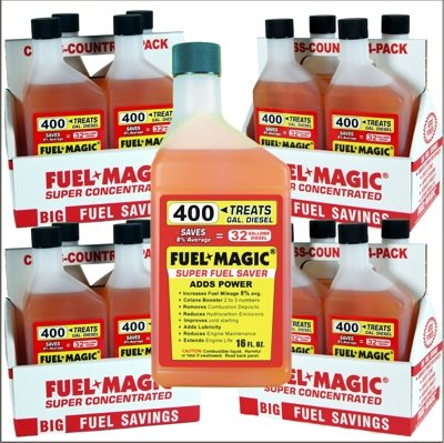 Fuel Magic super concentrated fuel additive - Four Cross-Country 4-Packs for Trucks and Boats Diesel Additives Fuel Magic 01616