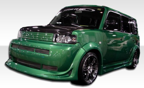 2004-2007 Scion xB Duraflex GT300 Wide Body Body Kit - 12 Piece - Includes GT300 Wide Body Front Bumper Cover (105599) GT300 Wide Body Side Skirts Rocker Panels (105600) GT300 Wide Body Rear Bumper Cover (105601) GT300 Wide Body Front Fender Flares (105602) GT300 Wide Body Rear Fender Flares (105637) GT300 Wide Body Doorcaps (105638) Body Duraflex 105632