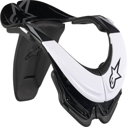 Alpinestars Bionic Special Blend Neck Support (White, Large) Neck Protection Alpinestars 650010-L