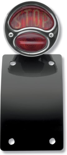 NYC Choppers 1928 Ford Bobber Style Side Vertical Radius Mount Tail Light/License Plate Assembly 1928 RADIUS ASS Parts NYC Choppers 1928 RADIUS ASS