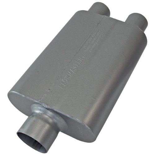 Flowmaster 8430452 Super 44 Series Muffler 409S - 3.00 Center IN/2.50 Dual OUT - Aggressive Sound Mufflers Flowmaster 8430452