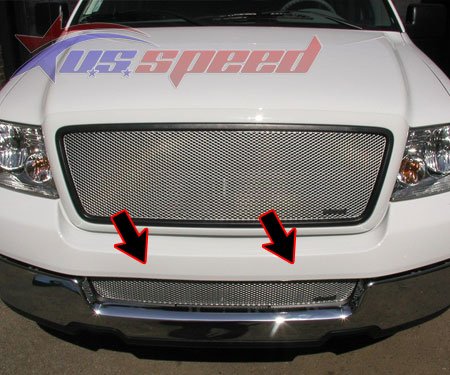 2004-05 Ford F150 GrillCraft Mesh Grille Lower Grilles U.S. Speed GC-FOR1307-B