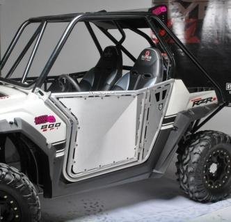 Pro Armor Suicide Doors without Cut Outs - Brushed Aluminum P081209 Door Armor Pro Armor P081209