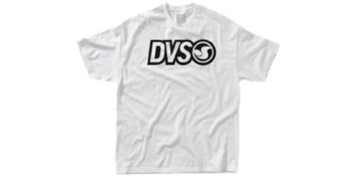 DVS Shoes Hitman T-Shirt, White/Black, Size: XL T/HITMAN WH-B XL T-Shirts DVS T/HITMAN WH-B XL