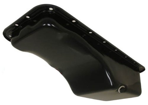 1958-76 Ford Big Block FE 352-390-406-427-428 Stock Capacity Oil Pan - Black Pans & Drain Plugs CFR Performance HZ-9330-PBK