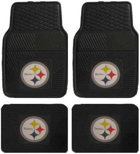 Universal Fit Fanmats STEELERS4PC