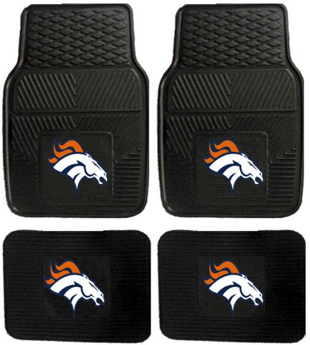 Universal Fit Fanmats BRONCOS4PC