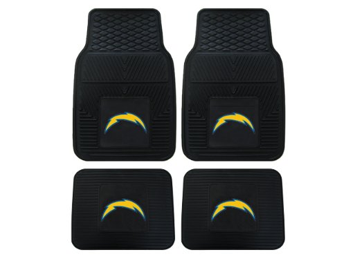 Universal Fit Fanmats CHARGERS4PC